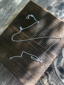 Pink Sapphire Mini Wire Pendant