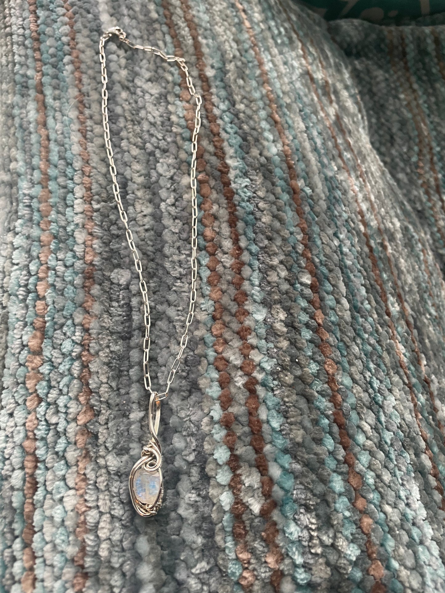 Moonstone wire wrap