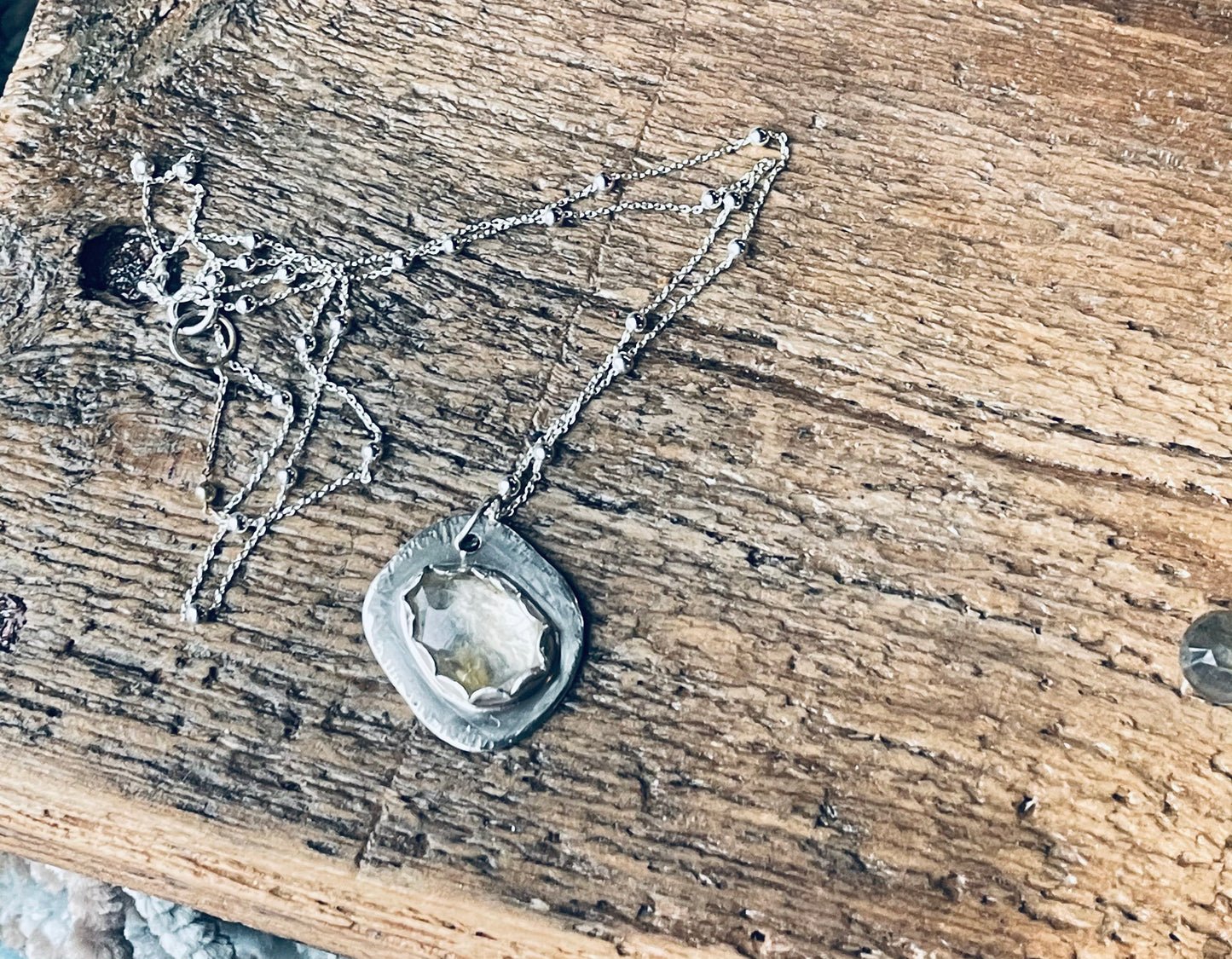 Golden Rutilated Quartz Pendant