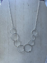 Load image into Gallery viewer, Rustic rings necklace
