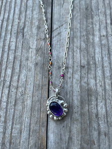 Amethyst necklace