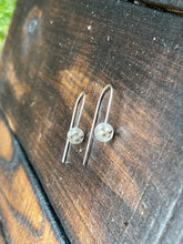 Load image into Gallery viewer, Silver ball threader earrings
