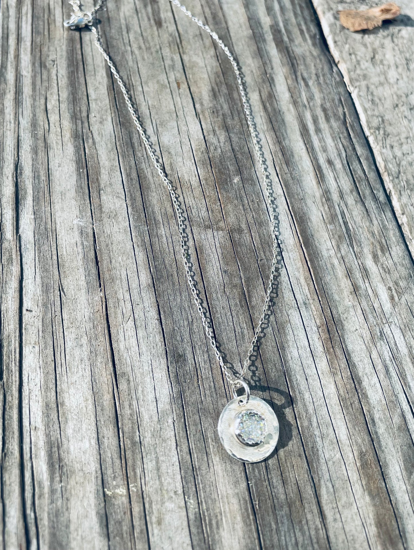 Geode Medallion Necklace