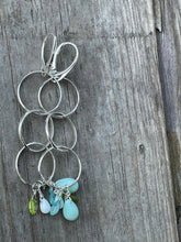 Load image into Gallery viewer, Triple circle beachy earrings
